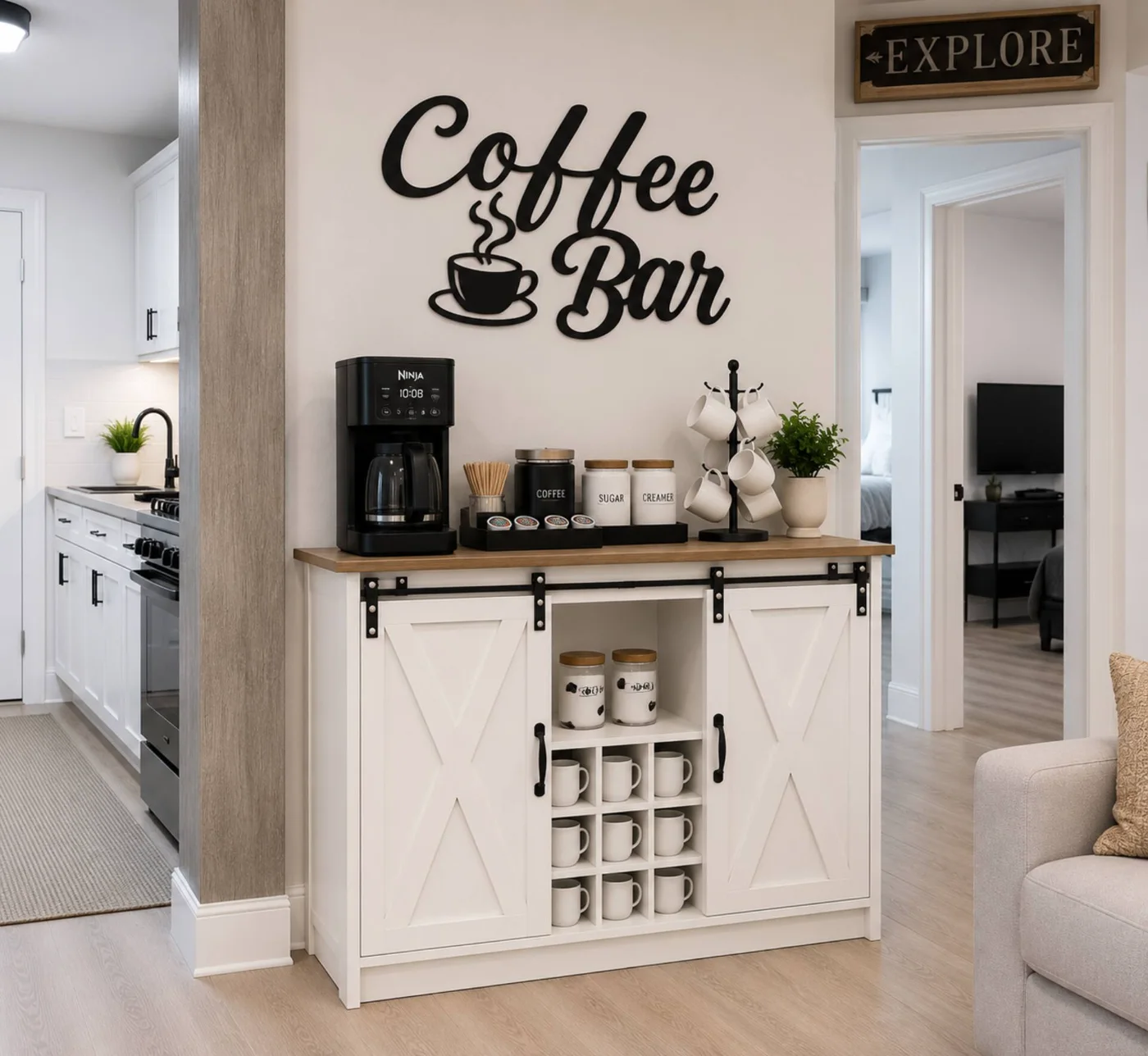 El coffee bar de la casa